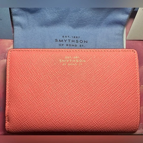 Rare Smythson Continental Wallet (NIB; Pink) - Picture 2 of 16
